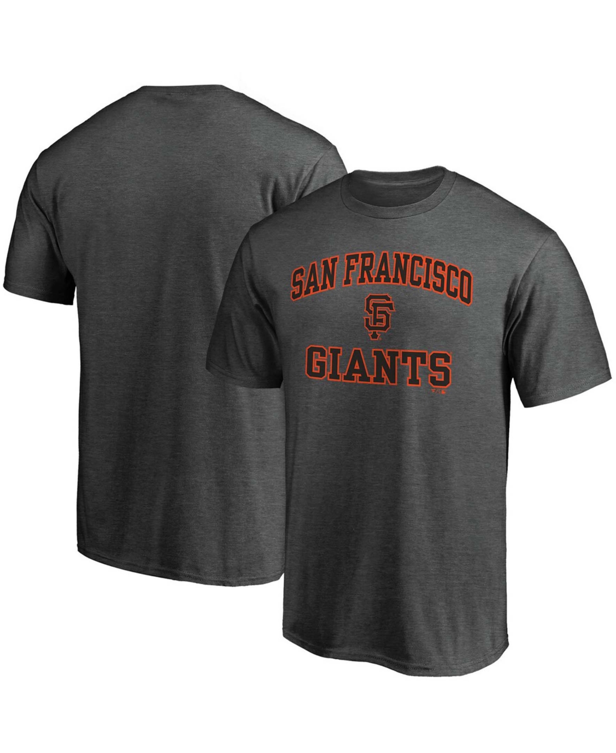 Men'sSan Francisco Giants Heart Soul T-shirt - Charcoal