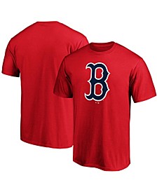 Men's Red Boston Red Sox Official Logo T-shirt