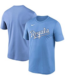 Men's Light Blue Kansas City Royals Wordmark Legend T-shirt