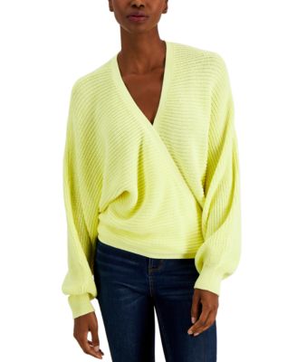 macys yellow sweater