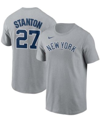 Nike New York Yankees Women's Giancarlo Stanton Name and Number Player  T-Shirt - Macy's