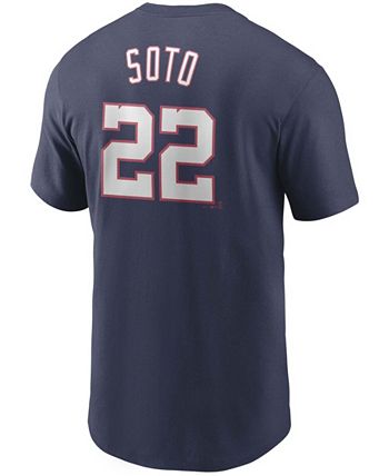 Washington Nationals Nike Official Replica Home Jersey - Mens with Soto 22  printing