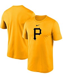 Men's Gold Pittsburgh Pirates Large Logo Legend Performance T-shirt