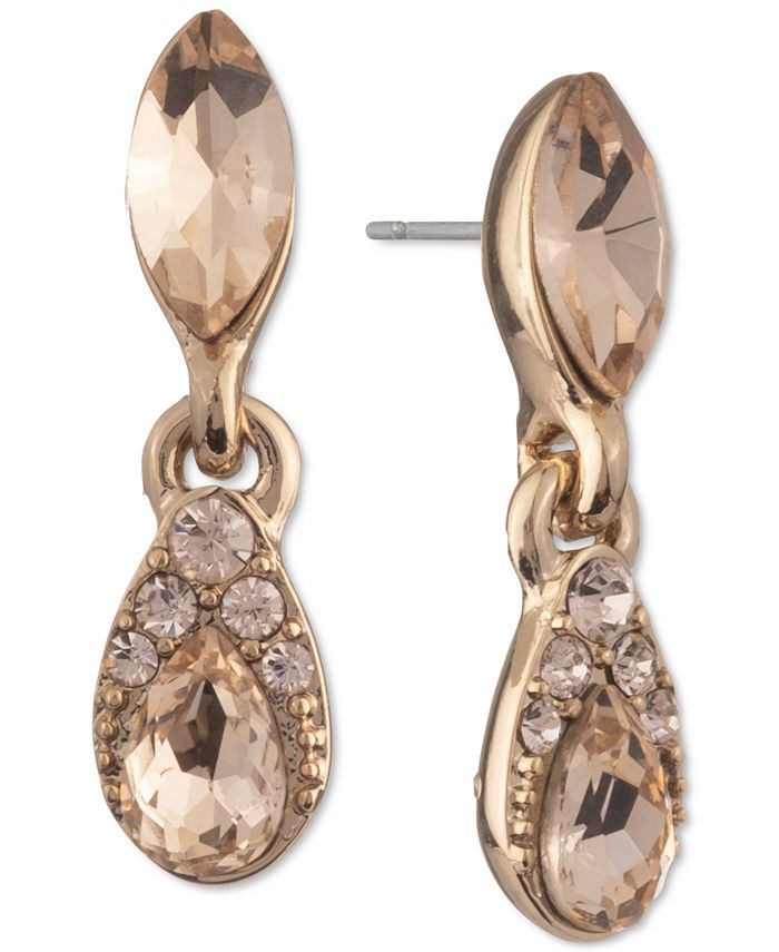 Givenchy PearShape Crystal Drop Earrings Macy's