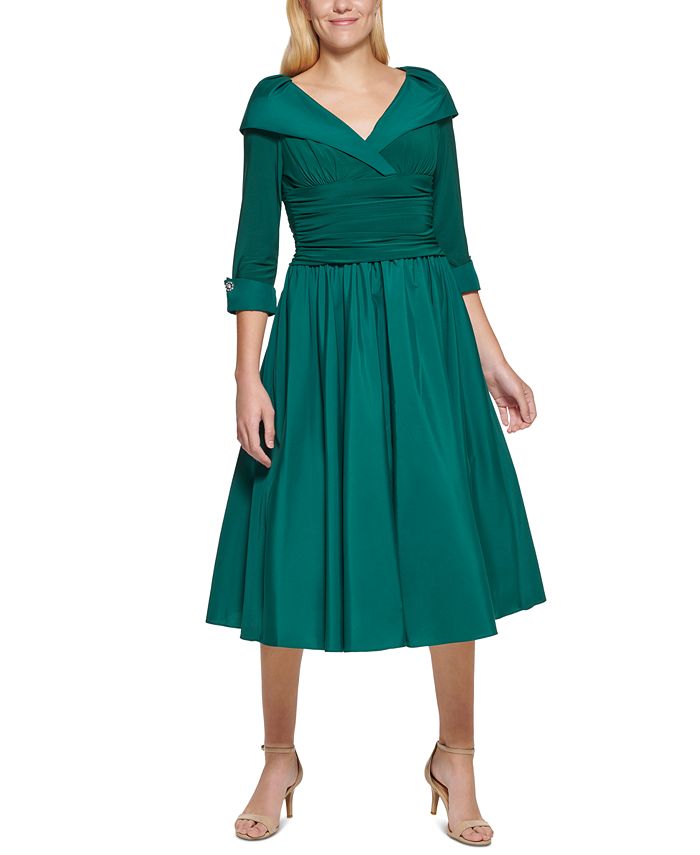 Jessica Howard Portrait-Collar Dress - Macy's