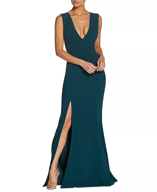 sandra v-neck gown