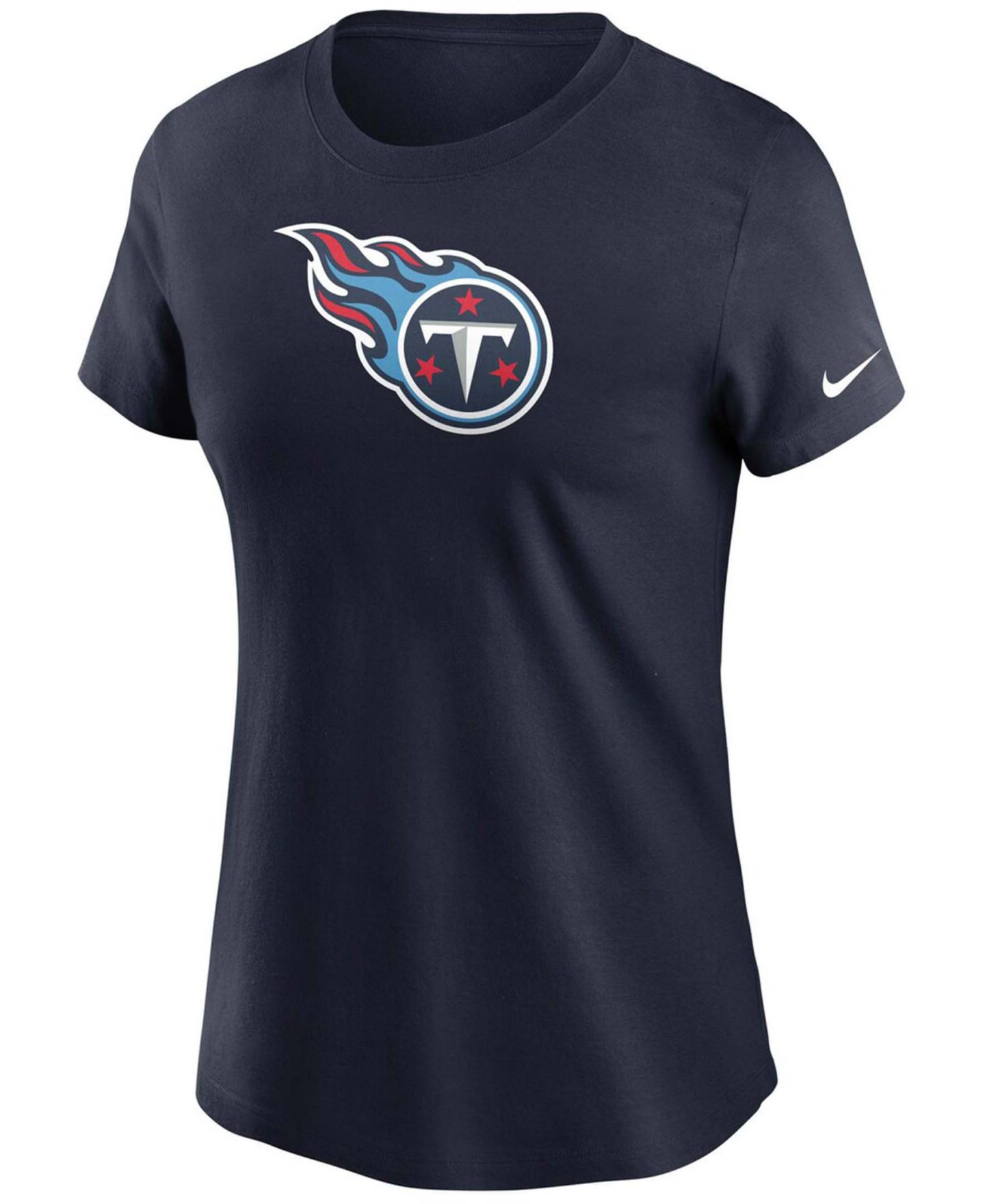 Женская футболка Nike Navy Tennessee Titans Logo Essential — фото 3