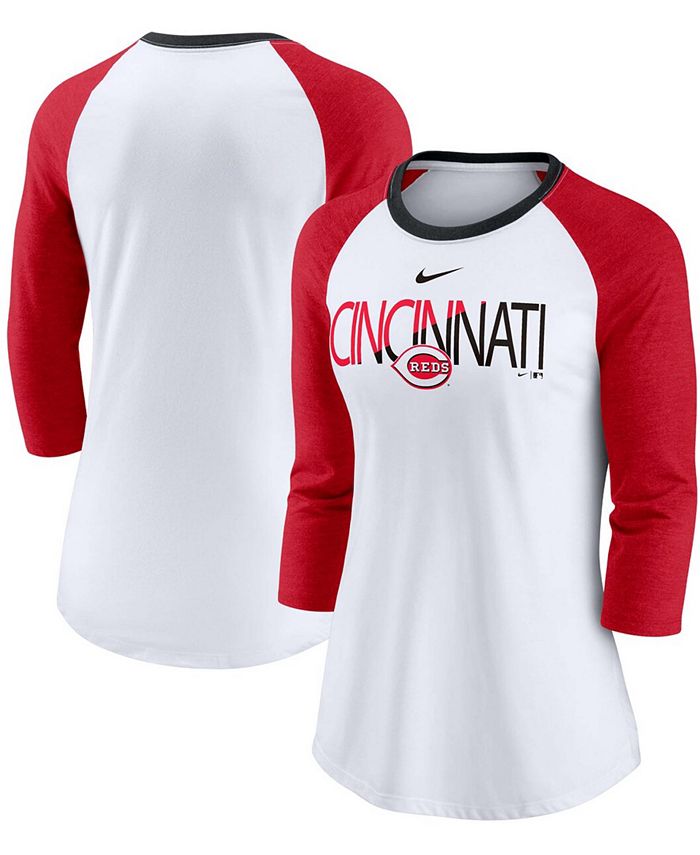 Women's Cincinnati Reds Nike White Home Blank Replica Jersey