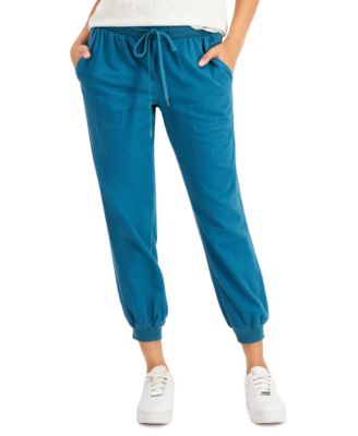 Style & Co - Drawstring-Waist Twill Jogger Pants