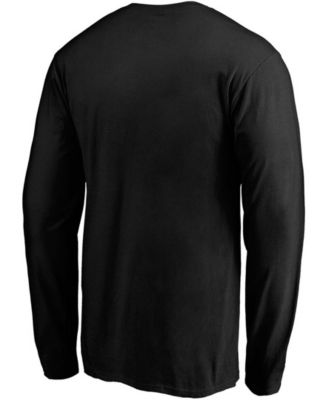 Men's Black Pittsburgh Penguins Team Victory Arch Long Sleeve T-shirt