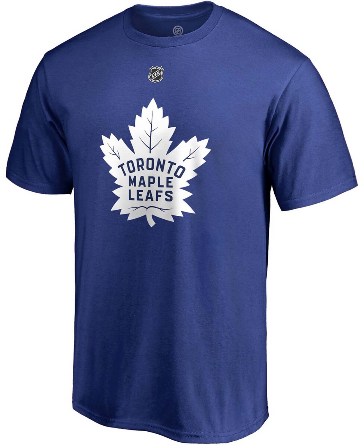 Men's Auston MatthewsToronto Maple Leafs Team Authentic Stack Name and Number T-shirt - Blue