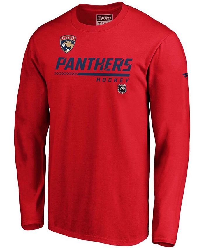 Fanatics Men's Red Florida Panthers Authentic Pro Core Collection Prime