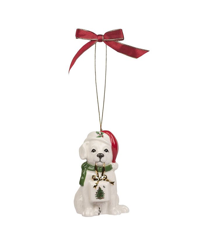 Spode Christmas Dog Ornament - Macy's
