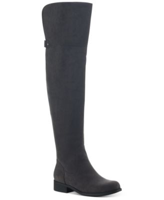 macys womens grey boots