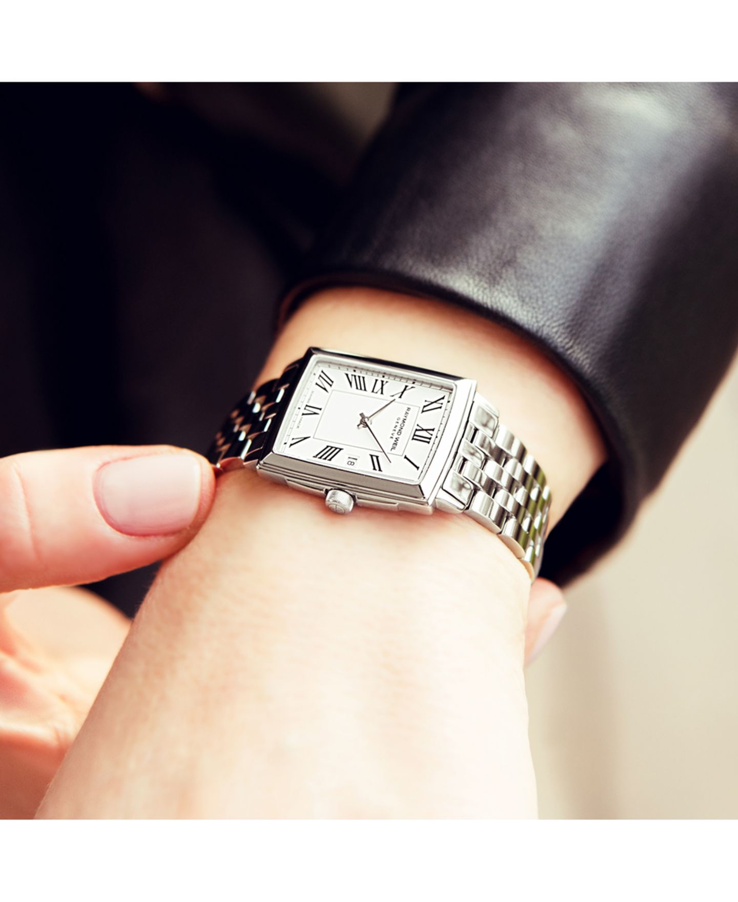 Женские часы Raymond Weil Swiss Toccata Stainless Steel Bracelet Watch 22.6x28.1mm — фото 8