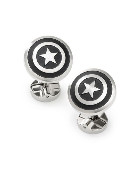 Мужские запонки Marvel Captain America Shield Cufflinks