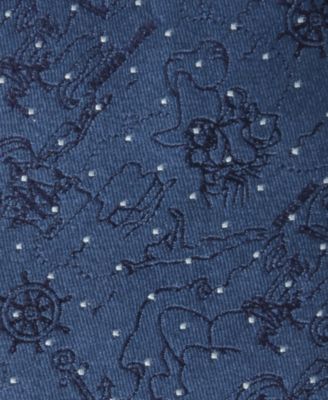 Men's Peter Pan Treasure Map Dot Tie