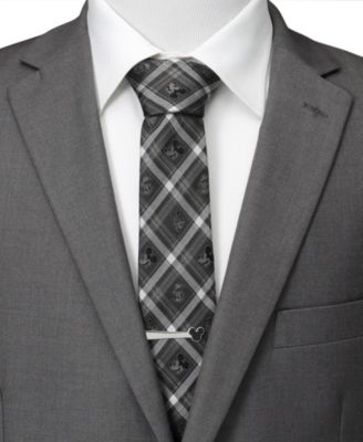 Men's Mickey and Friends Plaid Tie