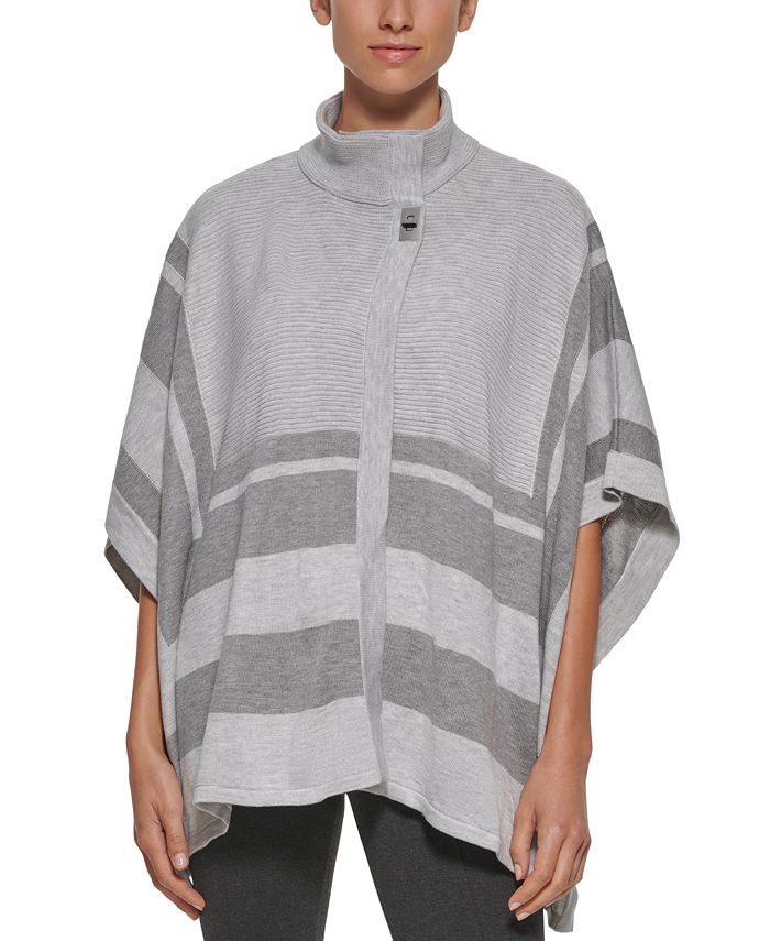 Calvin klein poncho sweater discount