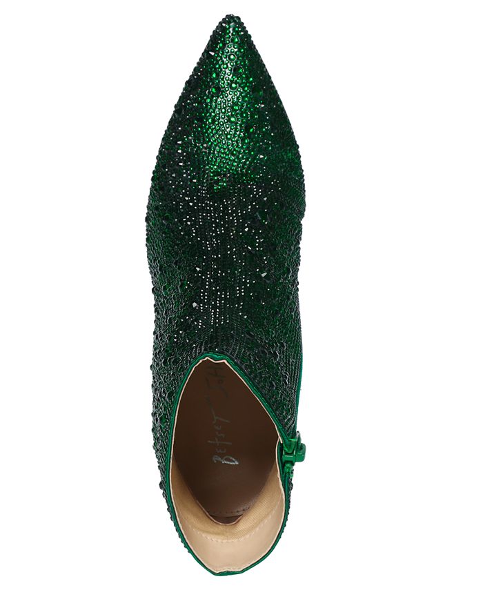 blue by betsey johnson cady evening booties