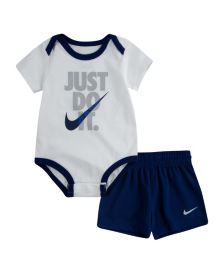 Baby Boys Just Do It Swoosh Bodysuit Short, 2 Piece Set