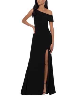 XSCAPE - One-Shoulder Gown