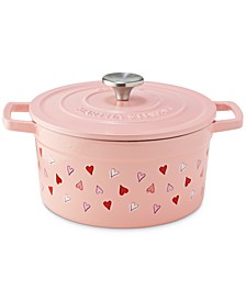 4-Qt. Ditsy Hearts Dutch Oven, Created for Macy's