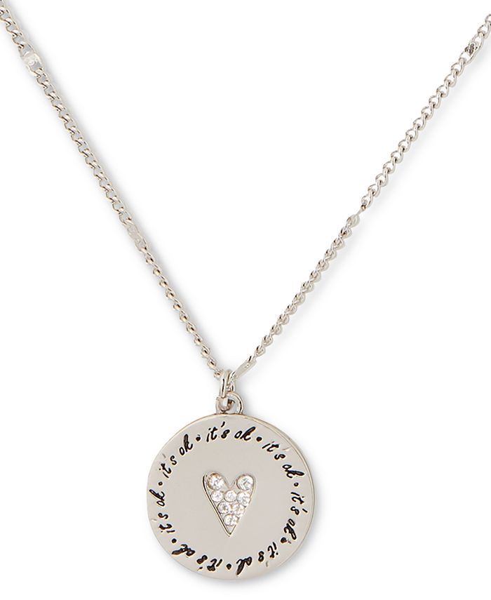 Kate spade new sales york silver necklace