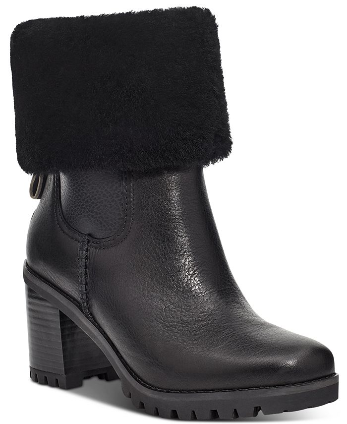 UGG® Lupine Lug Sole Booties & Reviews - Booties - Shoes - Macy's