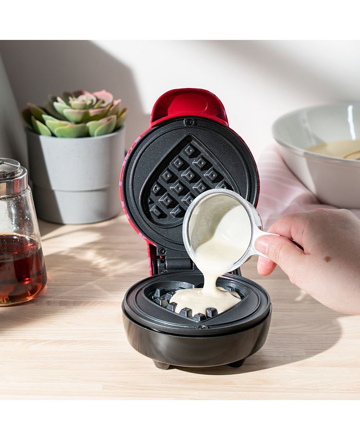 Bella Mini Heart Waffle Maker & Reviews Small Appliances Kitchen