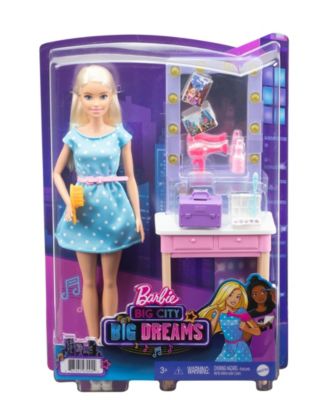 Barbie Big City Big Dreams Vanity Doll and Play Set, 8 Piece