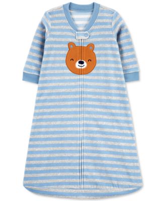 Carter's - Baby Boys or Girls Striped Bear Sleep Sack