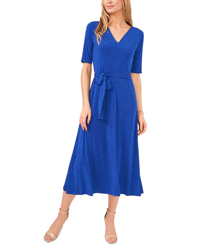 MSK Fit & Flare Midi Dress Macy's
