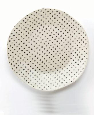 Mayflower Dot Dinner Plates, Set of 4