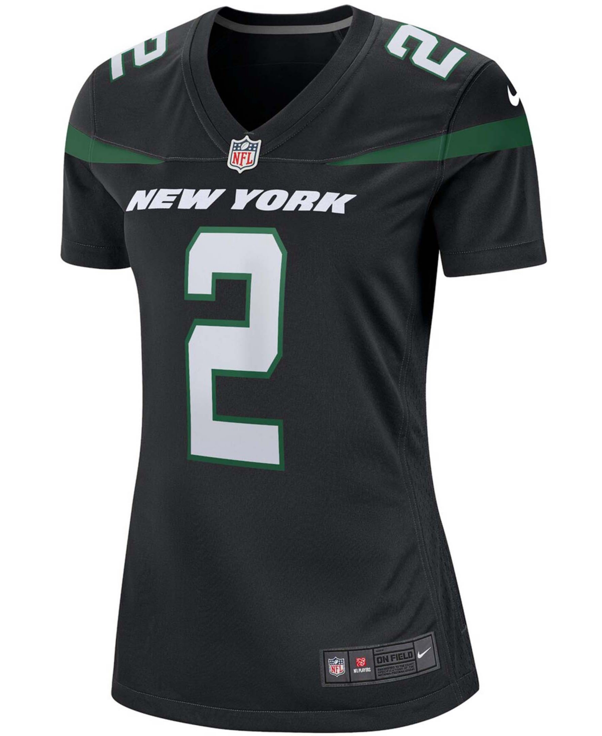 Women's Zach WilsonNew York Jets Alternate 2021 Nfl Draft First Round Pick Game Jersey - Black