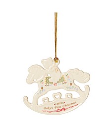 2021 Baby's First Christmas Rocking Horse Ornament