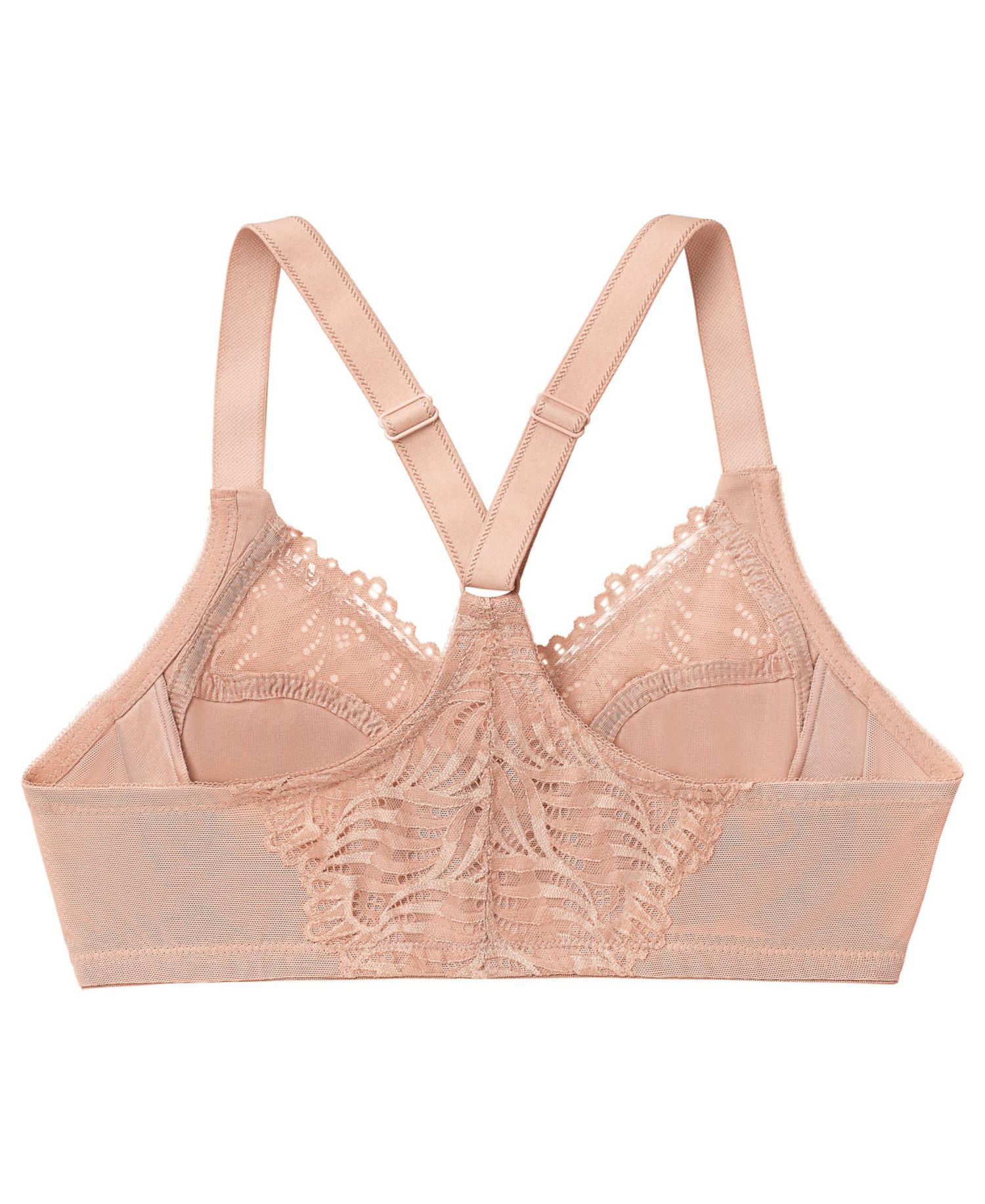 Women's Plus Size Wonder Wire Front Close T-Back Bra 1246