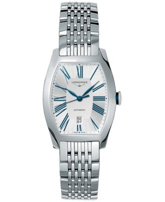 Longines - Women's Swiss Automatic Evidenza Stainless Steel Bracelet Watch 26x31mm