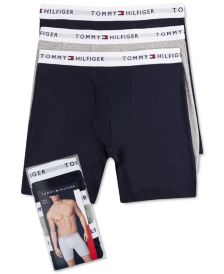 Men's 3-Pk. Classic Cotton Boxer Briefs 