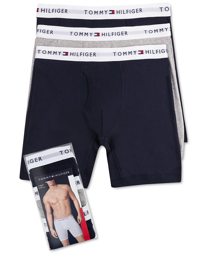 Tommy Hilfiger Men's 3Pk. Classic Cotton Boxer Briefs Macy's