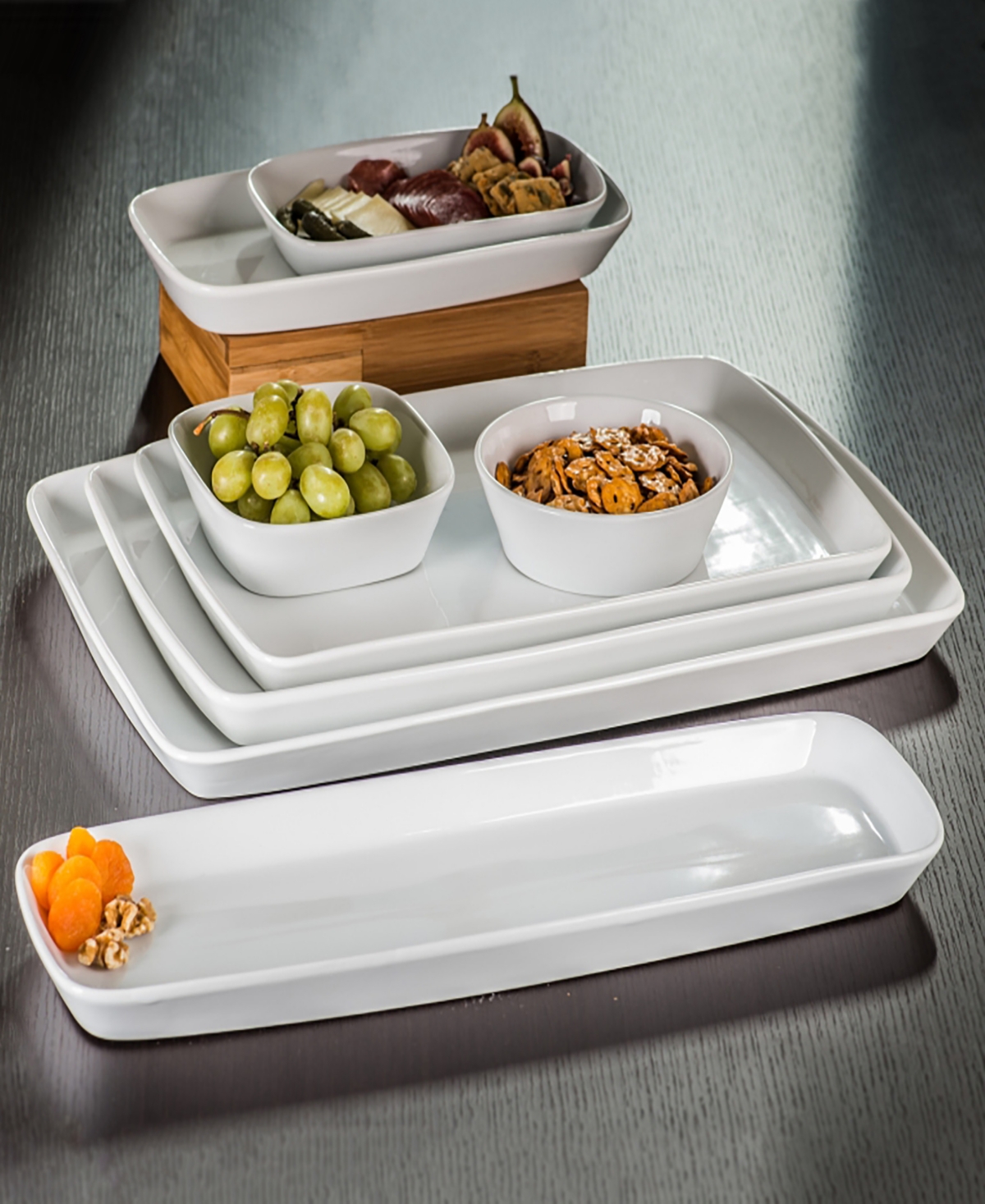 Rectangular Platters, Set of 2