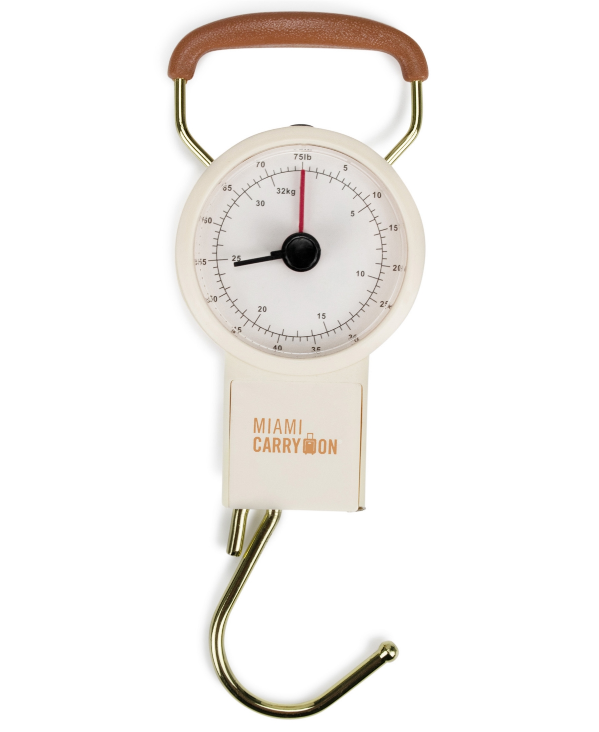 Mechanical Luggage Scale with Tape Measure - Champagne