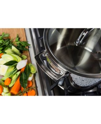 Contemporary 3-Ply 8 Quart Stock Pot