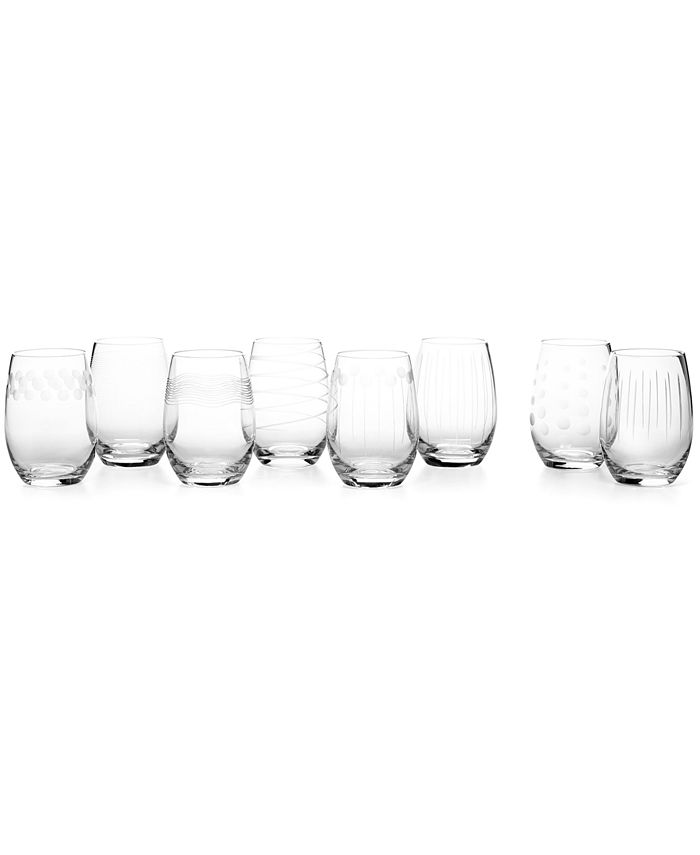 Mikasa Cheers Stemless Wine Glass, 14-Ounce, Set of 4