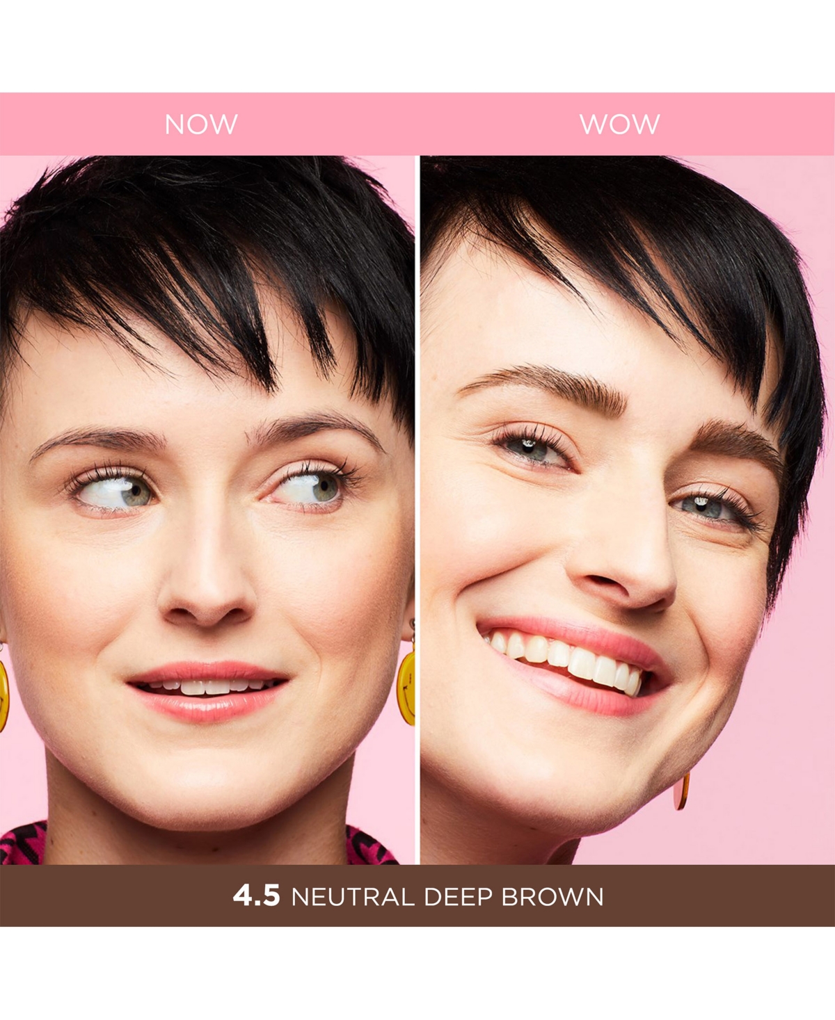 Benefit Cosmetics Gimme Brow+ Tinted Volumizing Eyebrow Gel Mini - Shade 4.5 - Medium (Neutral Deep Brown)