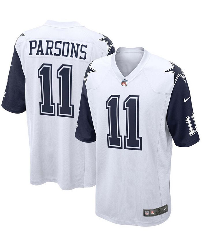 Men's Big and Tall Micah Parsons White Dallas Cowboys Alternate Game Jersey