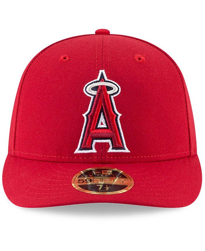 New Era Men's Red Los Angeles Angels 60th Anniversary Authentic ...