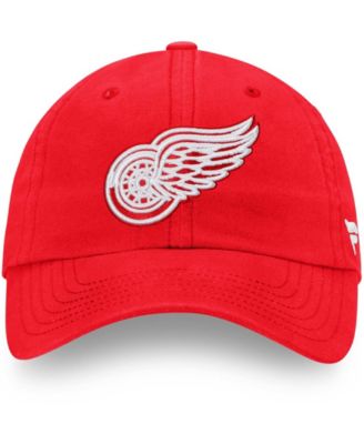 Men's Red Detroit Red Wings Core Primary Logo Adjustable Hat