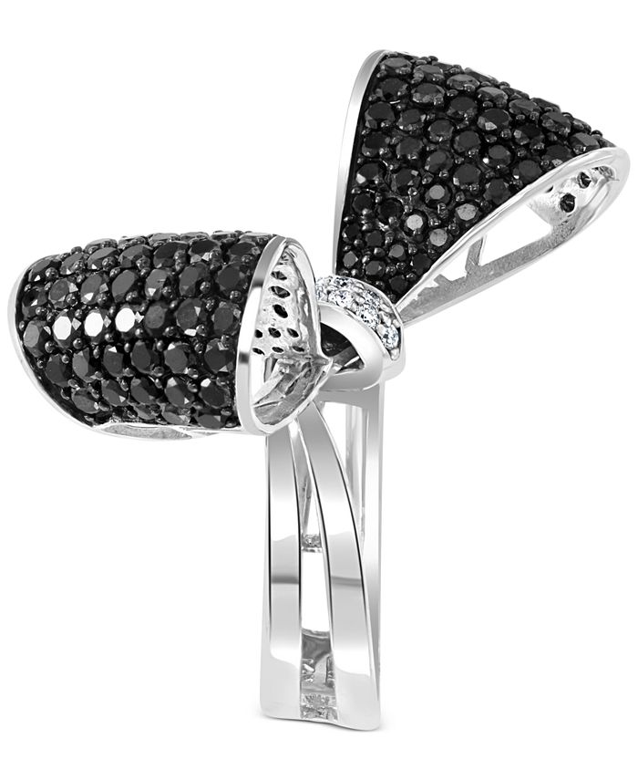 EFFY Collection EFFY® Black & White Diamond Bow Ring (3-3/8 ct. t.w ...