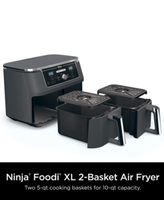 Ninja Foodi® DZ401 6-in-1 10-qt. XL 2-Basket Air Fryer With DualZone ...